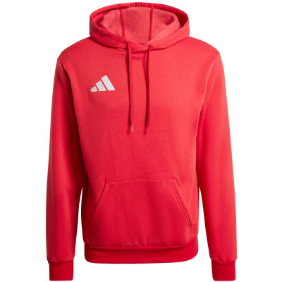 Bluzë me kapuç Adidas Entrada 22, për burra, e kuqe