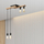 Llambë tavani Lamkur Cortina 50515, 4x15W, E27, lisi/e zezë