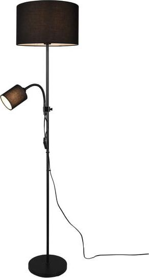 Llambë dyshemeje Netlighting Owen, 160cm, me abazhur, e zezë