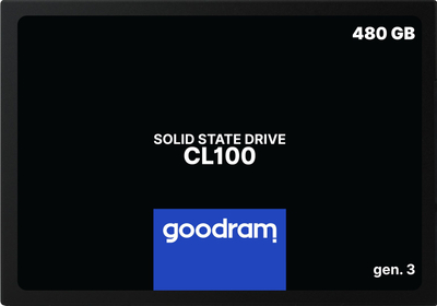 Disk SSD Goodram CL100 Gen.3, 2.5\", 480GB, SATA III