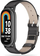 Rrip dore Tech-Protect LeatherFit për Xiaomi Smart Band 8 8 NFC, lëkurë, i zi