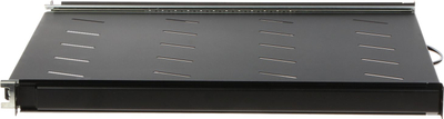 Rafth tërheqës për rack P19S 550, 19", 1U, i zi
