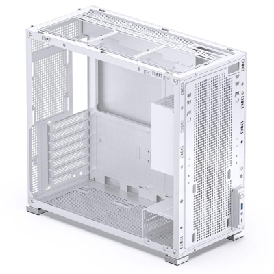 Kuti PC Jonsbo D41 Mesh Standard ATX, xham i kalitur, e bardhë