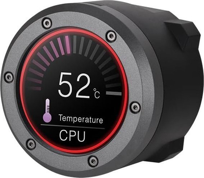 Sistem ftohës AIO Thermaltake TH280 V2 Ultra EX ARGB, radiator 280mm, me ekran LCD 2.1", ngjyrë e zezë