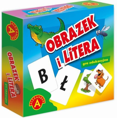 Loja edukative Alexander Picture and Letter, me figura dhe shkronja, për mësimin e alfabetit