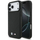 Maskë telefoni BMW M Quilted MagSafe për iPhone 17 Pro Max, lëkurë eko, e zezë
