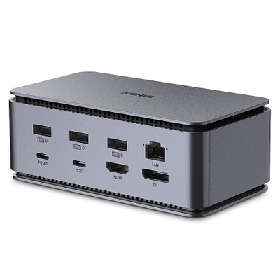 Stacion dokimi Lindy DST PRO Thunderbolt 4, USB4, 100W, anthracite