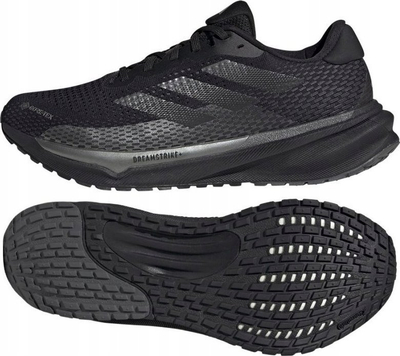 Atlete vrapimi Adidas SuperNova GTX M ID6306, për burra, që s’i hyn uji, të zeza