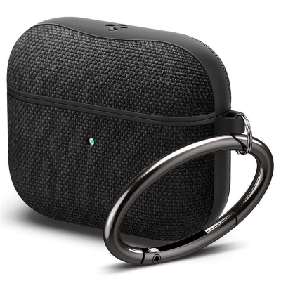 Mbulesë Spigen Urban Fit për AirPods 1/2, me kllapë, e zezë