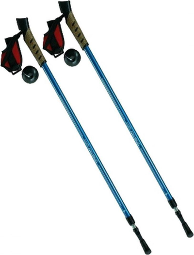Shkopinj Nordic Walking Spartan, 2 pjesë, 84-130 cm, blu