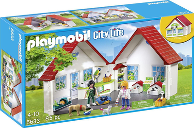 Set lodrash Playmobil City Life 5633, Pet Store Take Along, 85 copa, shumëngjyrëshe