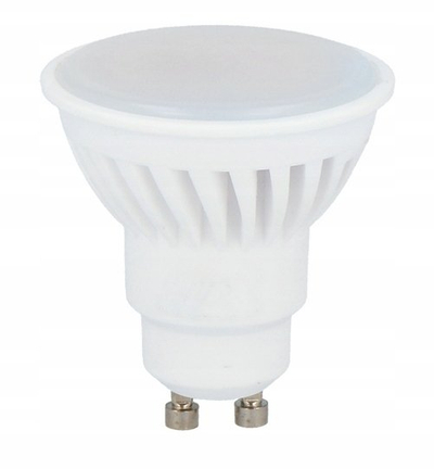 Llambë LED GU10, 5W, 4000K neutrale, e bardhë