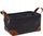 Kuti tekstile dekorative Home Styling Collection, kordelino, 30x20x15cm, gri me doreza