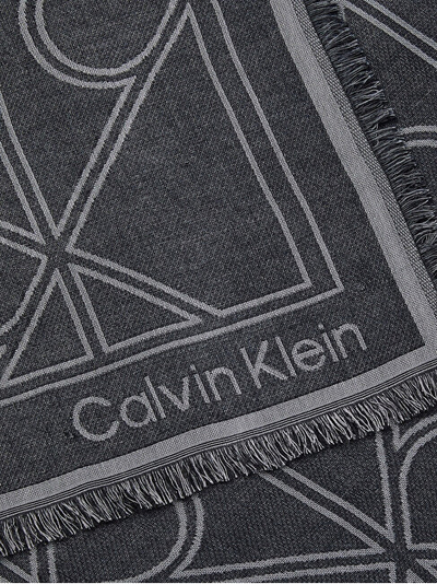 Shall për femra Calvin Klein, i zi/ i hirtë