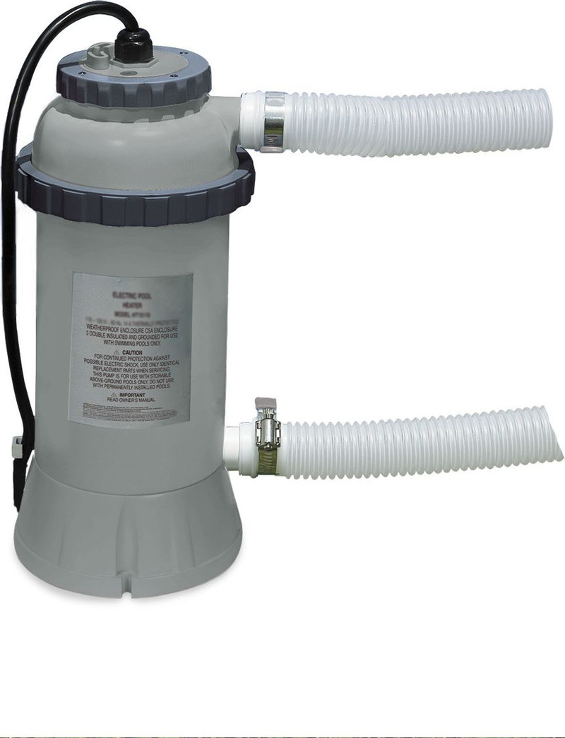 Ngrohës uji për pishina Intex 28684, për pishina mbi tokë, plastik, gri