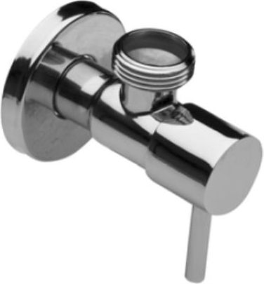 Valvul këndore KFA 244-110-00, 1/2" x 3/4", bronzi, krom