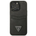 Çfutëse telefoni Guess GUHCP13LPSATPK për iPhone 13 Pro / 13 6.1", Saffiano, me xhep kartash, e zezë