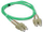 Kabllo patch fibër optike Alantec MM OM3 SC SC Duplex 50/125, 3m, ngjyrë turkeze