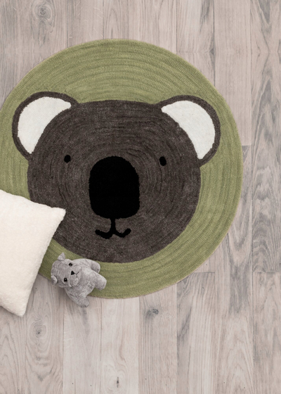 Tapet 4Living Koala, 100 cm, mikrofiber poliester edhe pambuk, shumëngjyrësh