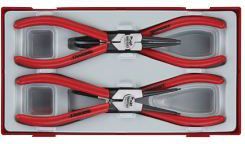 Set pincash për unaza sigurie Teng Tools 0403-0102, 4 copë, për të brendshme dhe të jashtme