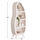Raft Santorini 80x38x196Hcm (HM18067), bardhë