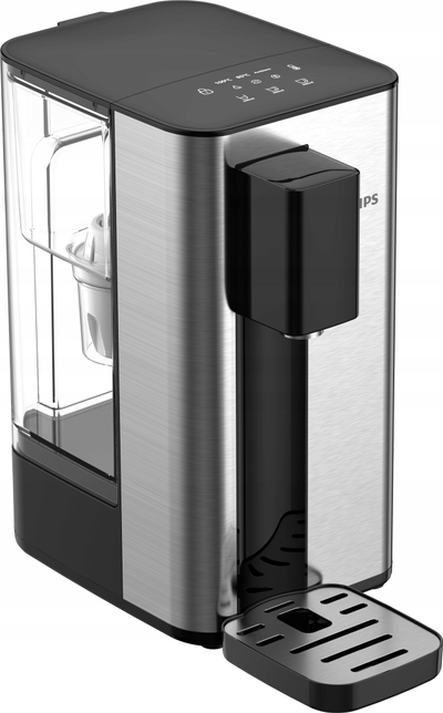 Dispenser uji Philips ADD5906S, filtrimi Micro X Clean, pije të ngrohta edhe të ftohta, ngjyrë argjendtë