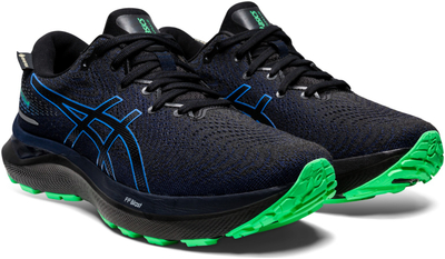 Atlete vrapimi ASICS Gel Cumulus 24 GORE TEX, membranë GORE TEX, amortizim Gel, të zeza Blue Coast