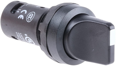 Çelës selektor ABB C2SS, 22 mm, 2 pozicione SPDT, i zi