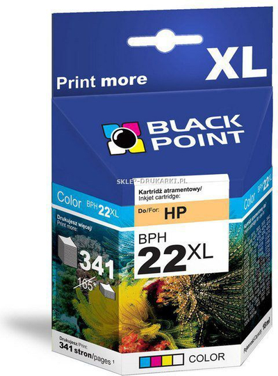 Fishek për printer Black Point BPH22XL / C9352CE, nr. 22XL
