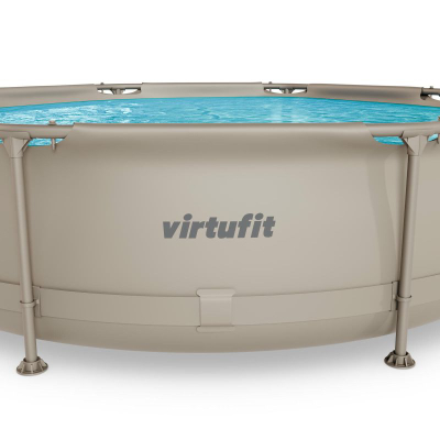 Pishinë kopshti VirtuFit Round Pool, Ø305 cm, 76 cm, bezhë