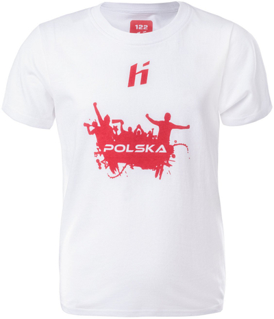 Bluzë për kalamaj Huari Poland Fan Jr 92800426915, pambuk 100%, e bardhë