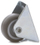 Rrotë mobiljeje D&D D40 Stand Rubber, diametër 40mm, me gomë, gri