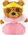 Set lodrash Fashion Bears Fairy Tale Bears, 2 arushë, 3 rroba princeshe dragua mjellmë