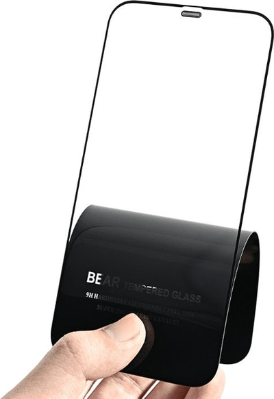 Mbrojtës ekrani Bear HD Glass Premium, për Apple iPhone 17 Pro, 0.33mm, me kornizë të zezë
