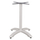 Bazë tavoline aluminium HM460.02, 66x66x73 cm, kryq 48x48 cm, e bardhë matt