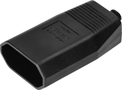 Prizë femërore për kabllo Orno OR-AE-13242, 2.5A 250V, 2-polëshe, e zezë, 50 copë