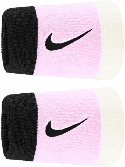 Doreza sportive Nike Swoosh Doublewide, set 2 copë, të bardha
