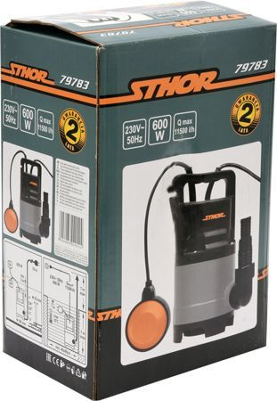 Pompë uji nënujore STHOR,  600W (79783)