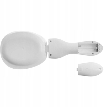 Peshore kuzhine me dorë me lugë, 1 kg, 270 ml, e bardhë