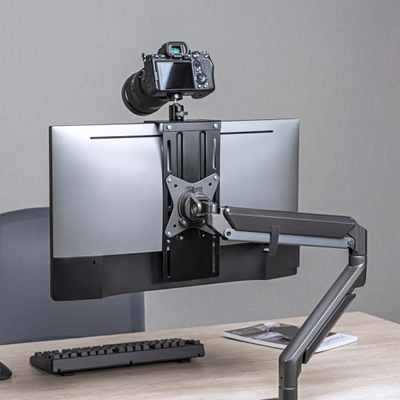 Mbajtës kamerë Maclean NanoRS RS463, për monitor, metalik, i zi