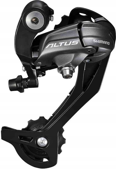Kambio e pasme Shimano Altus RD M370, 9 shpejtësi, krah i gjatë SGS, e zezë