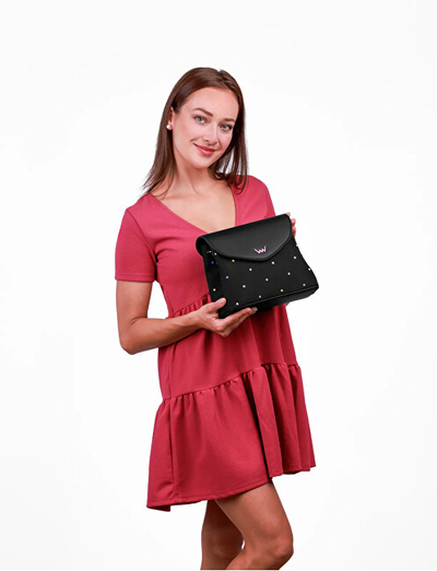 Çantë për femra Vuch Byrsa Dotty Black, e zezë