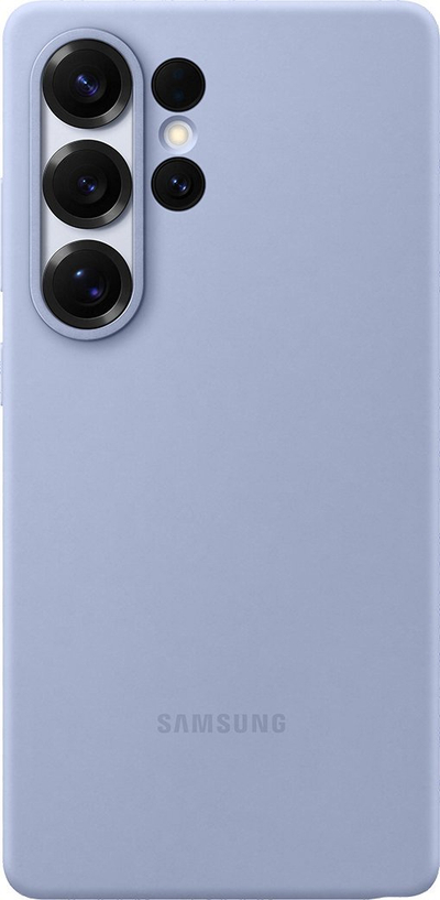 Maskë silikoni Samsung për Galaxy S25 Ultra, dizajn i hollë, blu e çelët