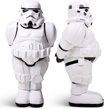 Figurë dekorative kopshti Original Stormtrooper Garden Gnome, 30cm, rrëshirë rezistente ndaj motit, e bardhë