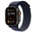 Apple Watch 49mm Loop, Navy Alpine Loop, Black Titanium Finish, M