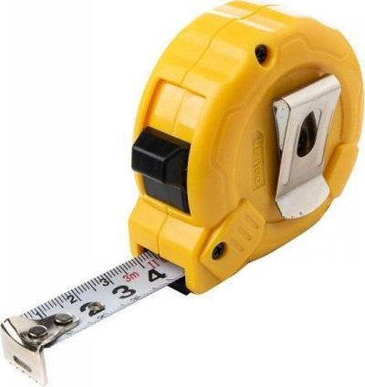 Metrikë rrotulluese Deli EDL9003B, 3 m, 16 mm, e verdhë