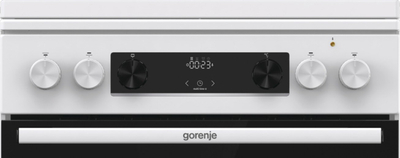 Shporet i kombinuar Gorenje GK6C5WF, 4 vatra, furrë elektrike, i bardhë