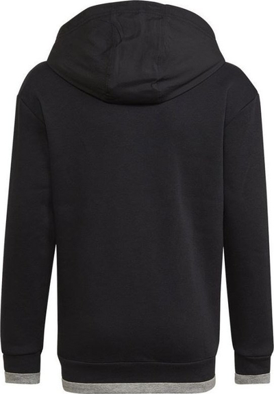Bluzë me kapuç Adidas Fleece Full-Zip Hoody Jr HN6182, për fëmijë, me zinxhir të plotë, blu