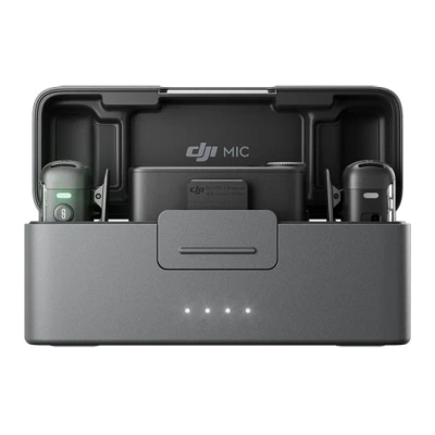 Set mikrofoni wireless DJI Mic 2 (2 TX + 1 RX + kuti karikuese)