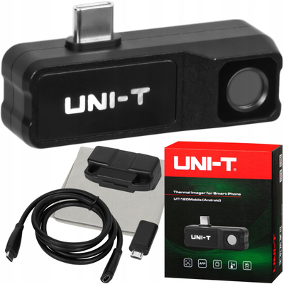 Kamerë termike mobile UNI-T UTI120, USB C, -20°C deri 400°C, e zezë